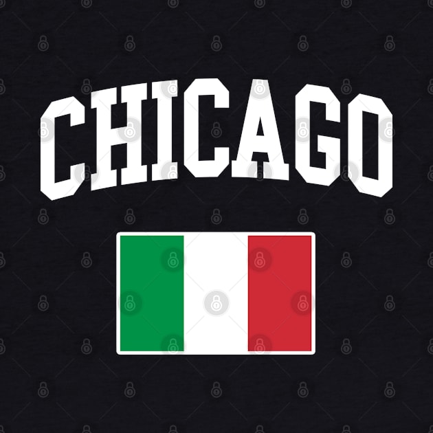 Chicago Italian Italy Italiano Italia Flag by E